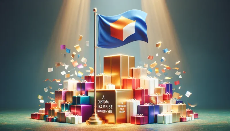 Een vlag en vloeipapier op maat: ontdek de mogelijkheden voor jouw merk